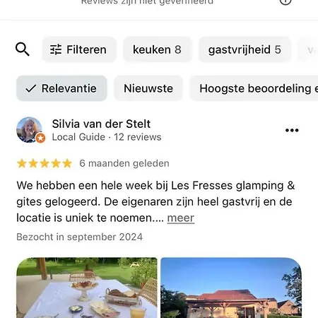 Les Fresses Glamping Luxury tent